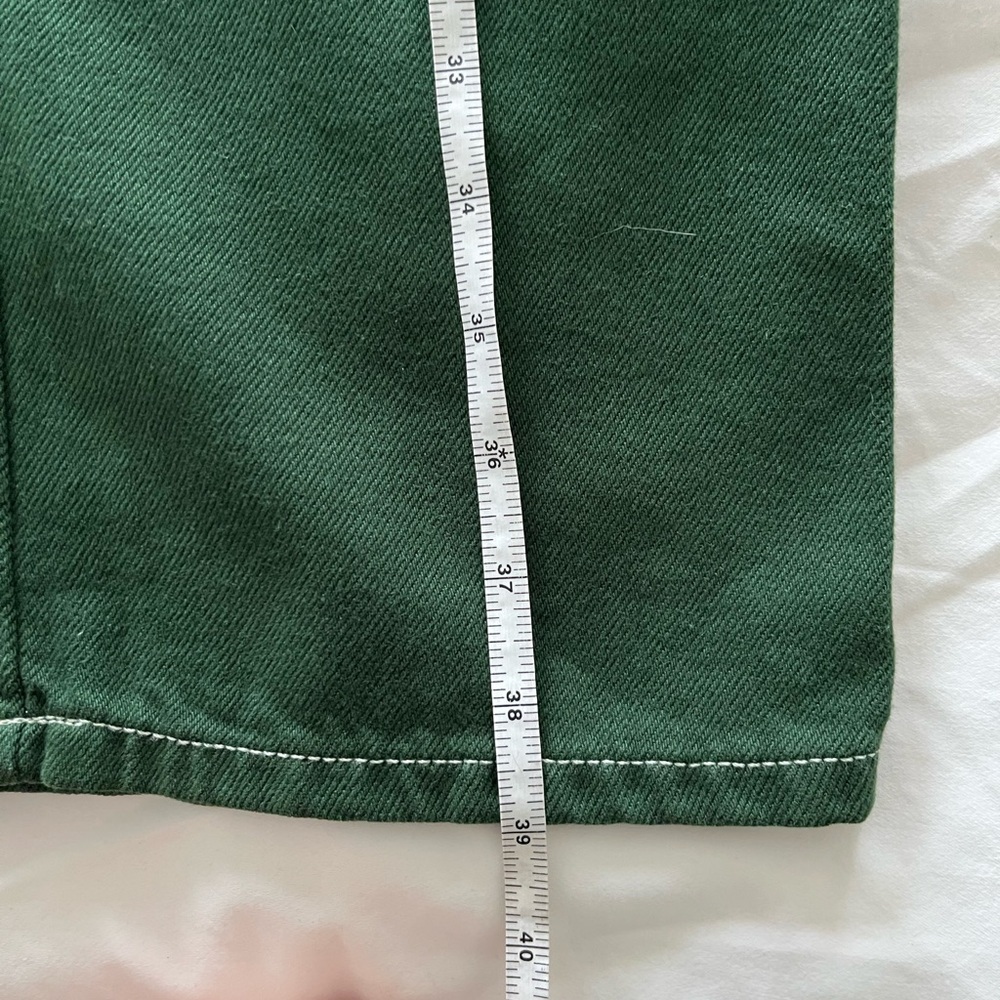 Reformation Straight-Leg Jeans in Forest Green - Picture 10 of 10